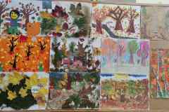 Szkolny konkurs plastyczny „Las się mieni kolorami jesieni” 