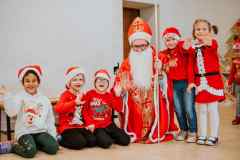 Mikołaj z Banku ING z wizytą u przedszkolaków