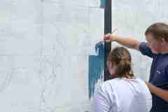 Uczniowie Szkoły Przysposabiającej do Pracy na konkursie "Graffiti, przyjdź pomaluj nasz świat"