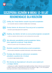 Szczepienie uczniów